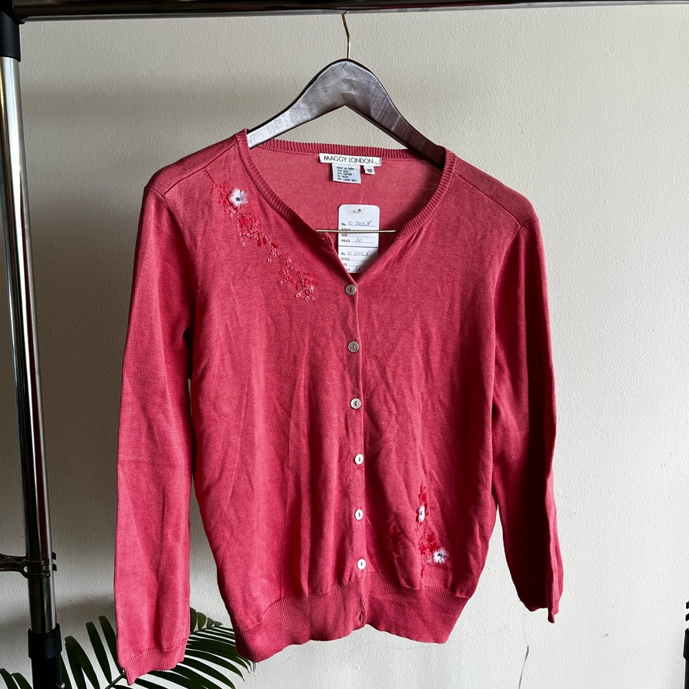 Red Flora Maggy London sweater